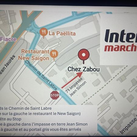 Chez Zabou Leilighet Carpentras Eksteriør bilde